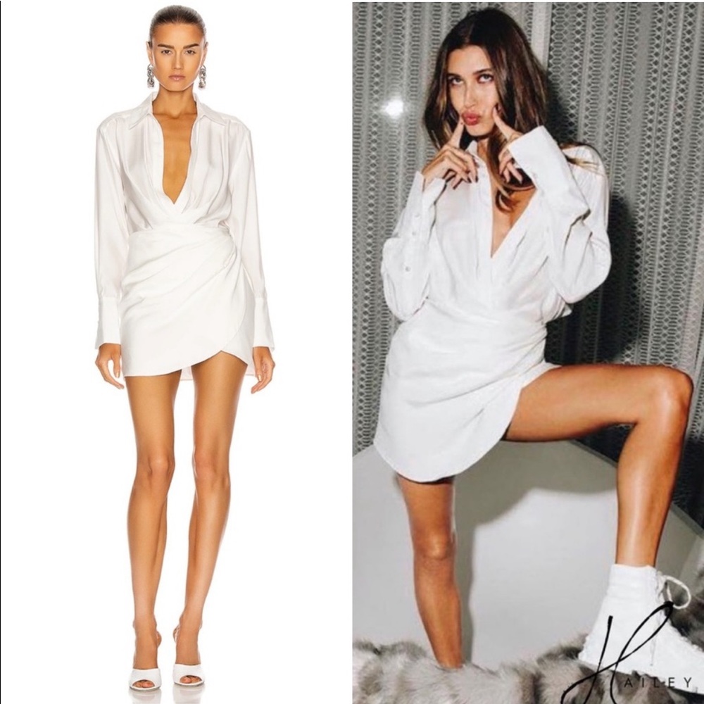 GAUGE81 Naha Short Dress in Ivory White in Size Small